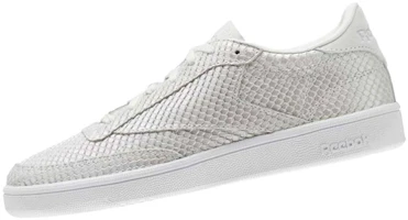 Lookbook Reebok Club C 85 休閒舒適低筒休閒鞋 女款 銀白