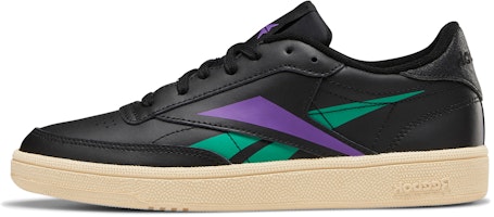 (Women) Reebok Club C 85 /Purple 'Black' DV7251 (Women) Reebok Club C 85 /Purple 'Black' DV7251