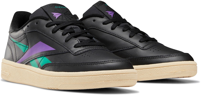 (Women) Reebok Club C 85 /Purple 'Black' DV7251 Lookbook (Women) Reebok Club C 85 /Purple 'Black' DV7251