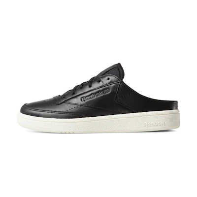 (W) Reebok Club C 85 Mule Sneakers Black