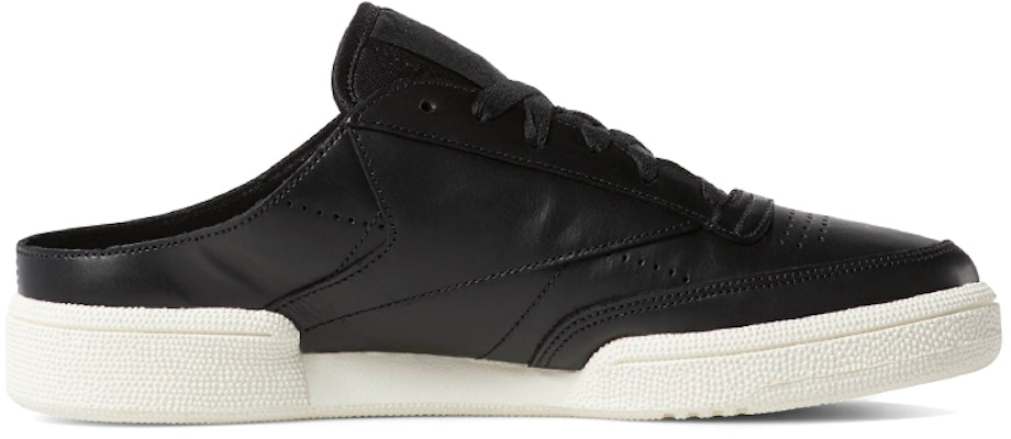 (Women) Reebok Club C 85 Mule Sneakers Black CN7805 Order (Women) Reebok Club C 85 Mule Sneakers Black CN7805