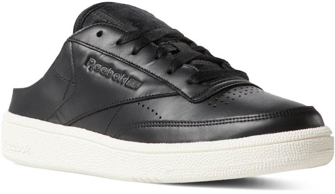 (Women) Reebok Club C 85 Mule Sneakers Black CN7805 Lookbook (Women) Reebok Club C 85 Mule Sneakers Black CN7805