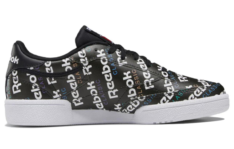 Order (W) Reebok Club C 85 Retro Skateschuhe Schwarz Weiß DV7307