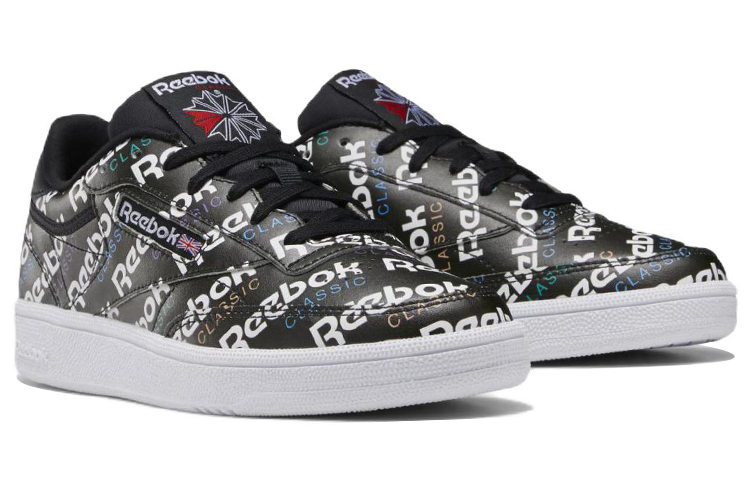Lookbook (W) Reebok Club C 85 Retro Skateschuhe Schwarz Weiß DV7307