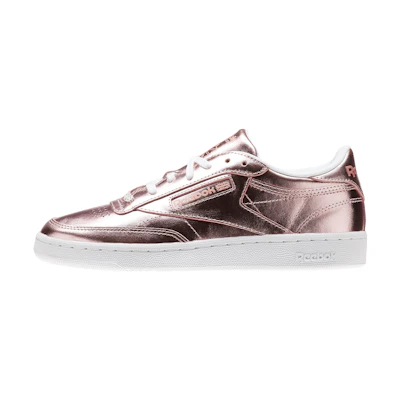 (W) Reebok Tenis Club C 85 S Shine Gold/Pink