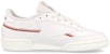 (W) Reebok Club C 85 Vegan 'Chalk Pink Glow' - Kasut Vegan Wanita Warna Merah Jambu Pudar GX7570