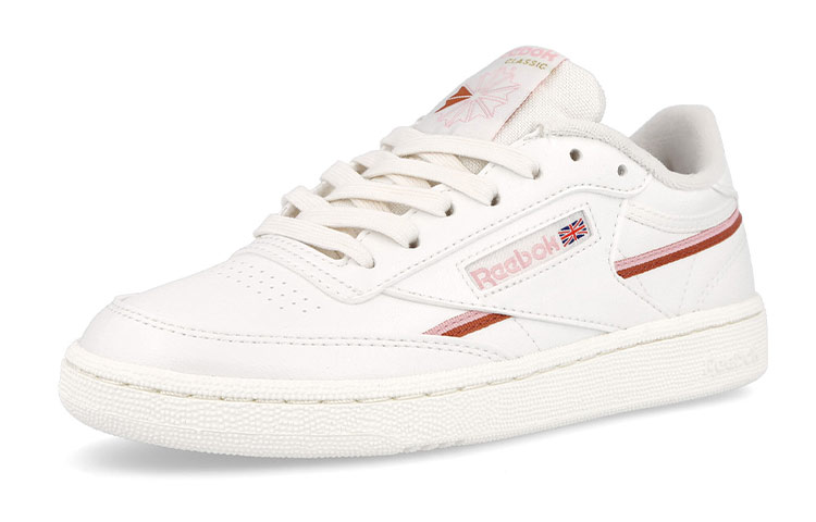 Lookbook (W) Reebok Club C 85 Vegan 'Chalk Pink Glow' - Kasut Vegan Wanita Warna Merah Jambu Pudar GX7570