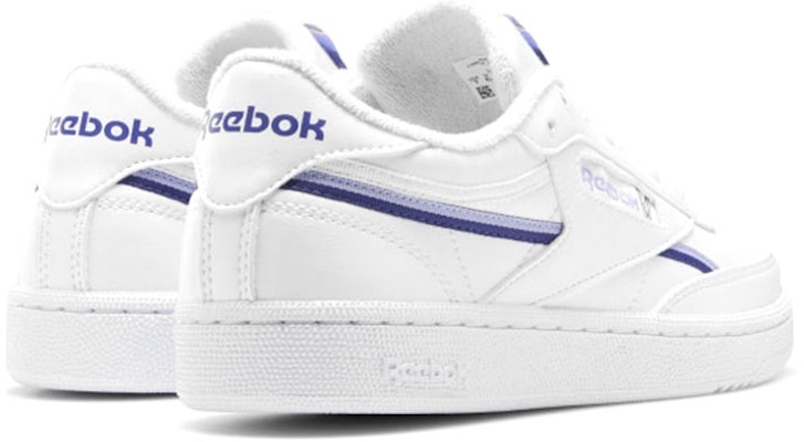 (Women) Reebok Club C 85 Vegan Cloud White Bold Purple GX7571 Purchase (Women) Reebok Club C 85 Vegan Cloud White Bold Purple GX7571