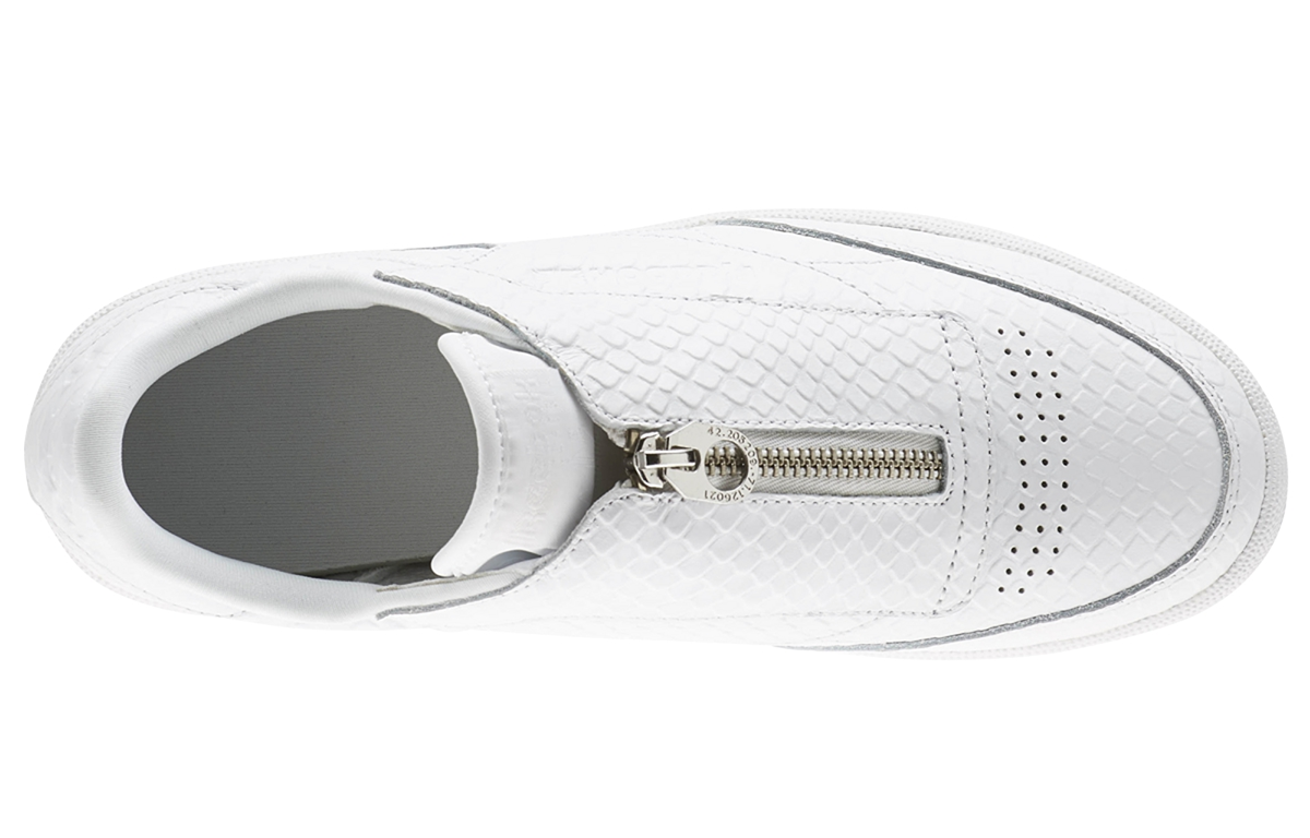 (W) Reebok Club C 85 Zip 'Pure White' 圖 4