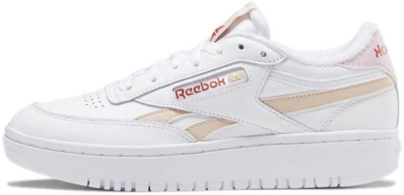 Reebok Club C 舒適耐磨板鞋 女款 白橙 Buy Reebok Club C 舒適耐磨板鞋 女款 白橙