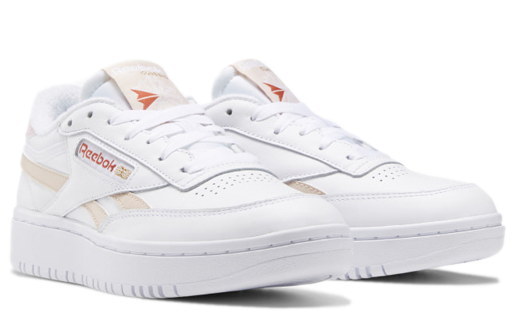 Lookbook (W) リーボック クラブC 白オレンジ (Rībōkku Kurabu C Shiro Orenji) GX9493