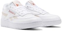 Lookbook Reebok Club C 舒適耐磨板鞋 女款 白橙