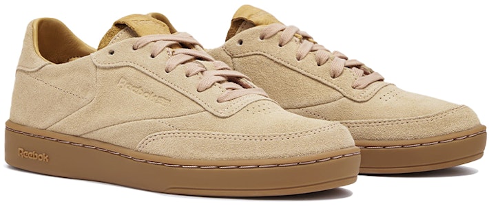 Reebok Club C Clean 防滑耐磨 低筒 板鞋 女款 褐 Lookbook Reebok Club C Clean 防滑耐磨 低筒 板鞋 女款 褐