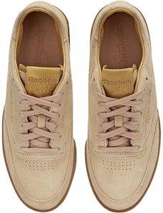 Reebok Club C Clean 防滑耐磨 低筒 板鞋 女款 褐 Shop Reebok Club C Clean 防滑耐磨 低筒 板鞋 女款 褐