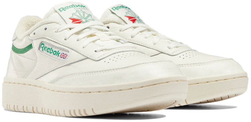 (Women) Reebok Club C Double 'Beige Green' EG9915 Lookbook (Women) Reebok Club C Double 'Beige Green' EG9915