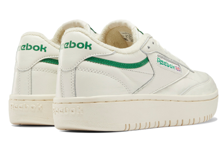 Shop (W) リーボック クラブC ダブル ベージュグリーン EG9915