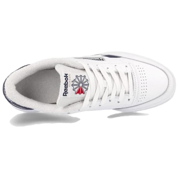 Shop Reebok Club C Double 休閒 減震防滑耐磨 低筒 生活休閒鞋 女款 白色