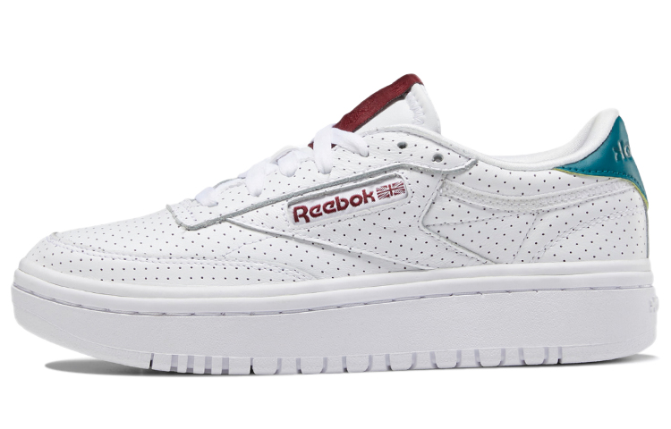 (Women) Reebok Club C Double 'White Burgundy' EG5991
