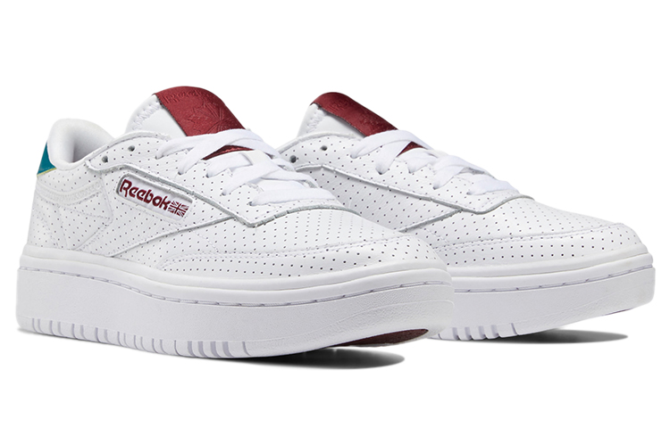 Lookbook (W) Reebok Club C Double 'Putih Burgundy' EG5991