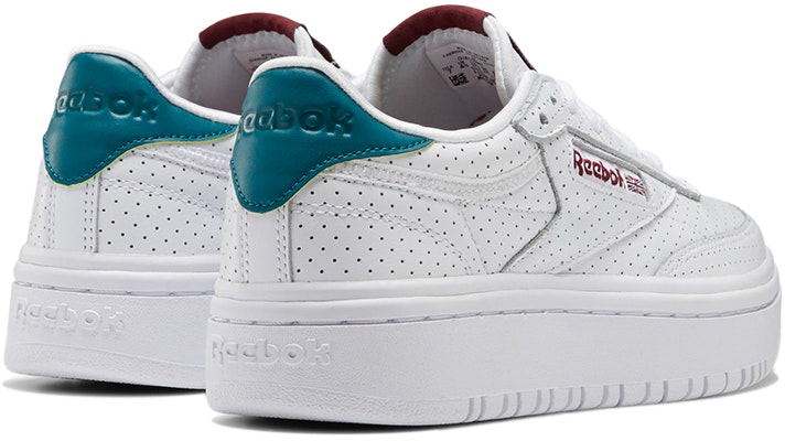 (Women) Reebok Club C Double 'White Burgundy' EG5991 Shop (Women) Reebok Club C Double 'White Burgundy' EG5991