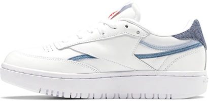 (Women) Reebok Club C Double 'White Grey' FY5165 (Women) Reebok Club C Double 'White Grey' FY5165