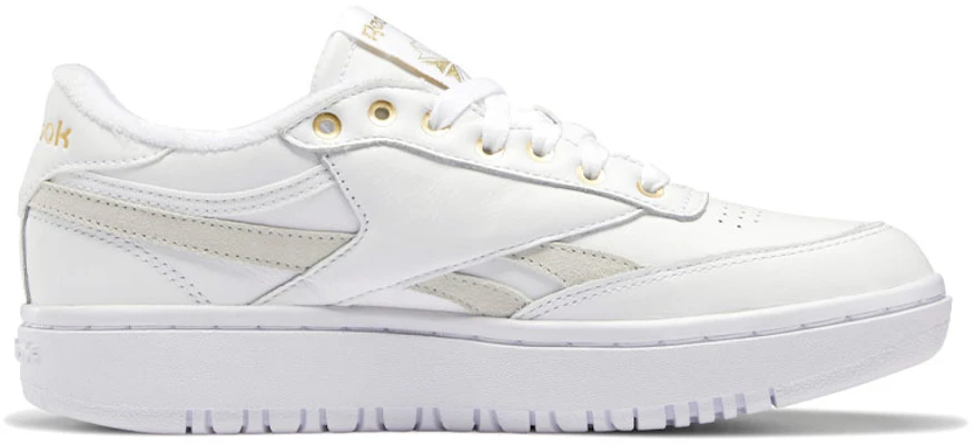 (W) Reebok Club C Double 'Blanco Gris Oro' GZ9930 Order (W) Reebok Club C Double 'Blanco Gris Oro' GZ9930