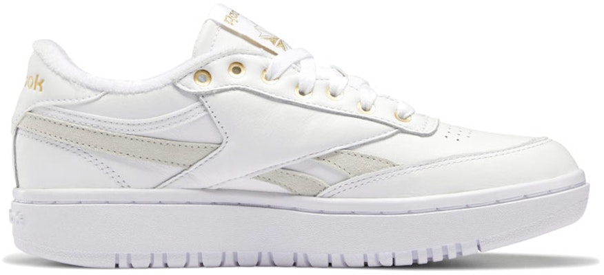 (W) Reebok Club C Double 'Blanco Gris Oro' GZ9930 Order (W) Reebok Club C Double 'Blanco Gris Oro' GZ9930