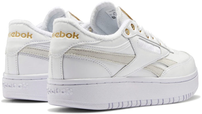 (W) Reebok Club C Double 'Blanco Gris Oro' GZ9930 Shop (W) Reebok Club C Double 'Blanco Gris Oro' GZ9930