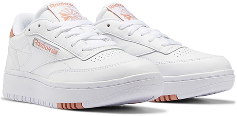 Reebok Club C Double 女款 白橘 Lookbook Reebok Club C Double 女款 白橘
