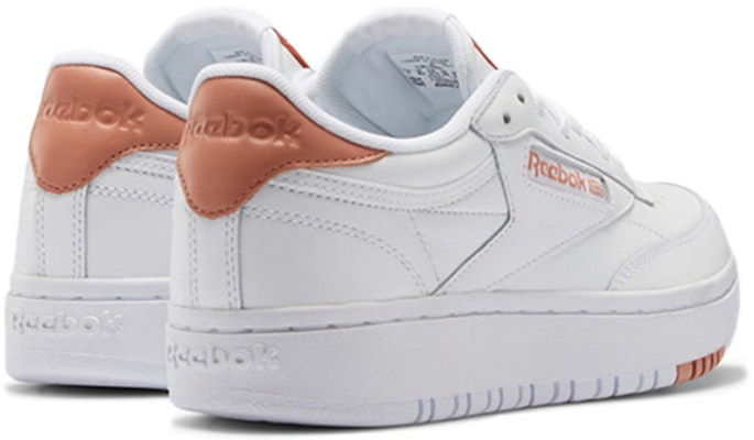 Reebok Club C Double 女款 白橘 Shop Reebok Club C Double 女款 白橘