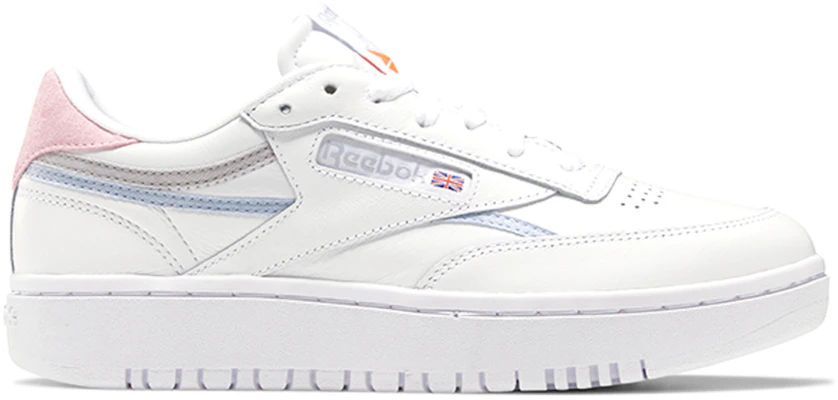 (W) Reebok Club C Double 'Blanco Naranja Gris' FY5166 Order (W) Reebok Club C Double 'Blanco Naranja Gris' FY5166
