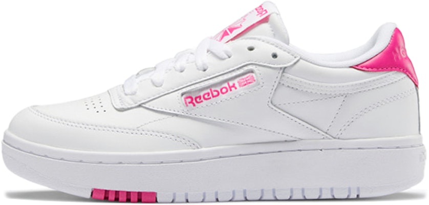 (W) Reebok Club C Double 'Putih Merah Jambu' FY1074 Buy (W) Reebok Club C Double 'Putih Merah Jambu' FY1074