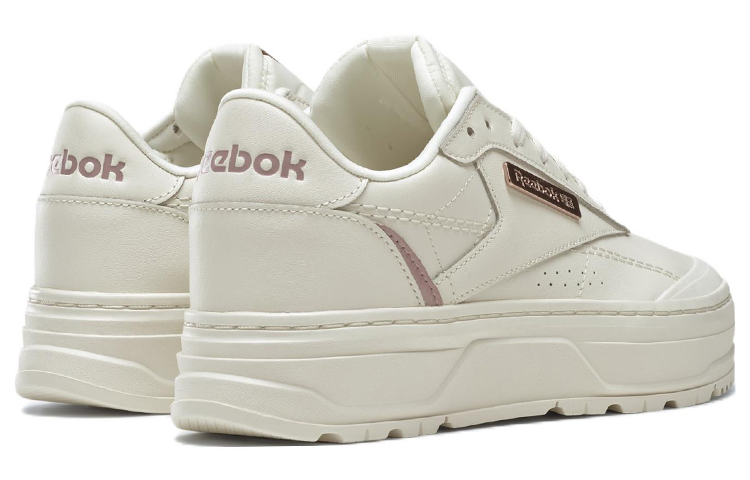 Shop (W) Reebok Club C Double Geo 'Chalk Rose Gold' Wanita GZ2157