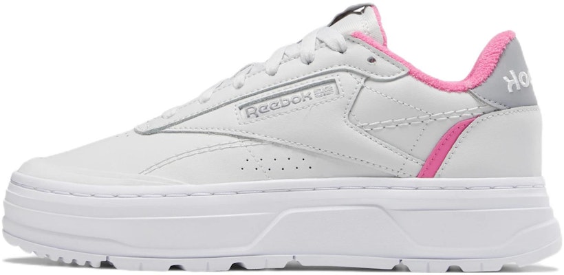 (Women) Reebok Club C Double Geo 'Cold Grey Atomic Pink' GZ3669 Buy (Women) Reebok Club C Double Geo 'Cold Grey Atomic Pink' GZ3669