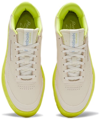 (Women) Reebok Club C Double Geo 'Cream Yellow' GW5438 Shop (Women) Reebok Club C Double Geo 'Cream Yellow' GW5438