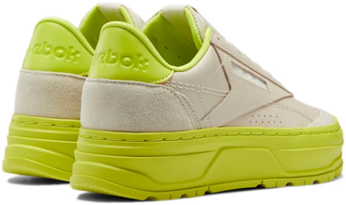 (Women) Reebok Club C Double Geo 'Cream Yellow' GW5438 Purchase (Women) Reebok Club C Double Geo 'Cream Yellow' GW5438