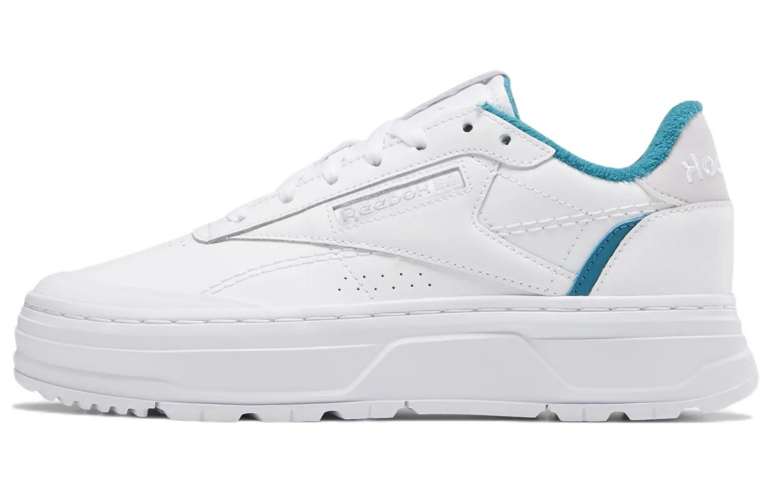 (Women) Reebok Club C Double Geo 'White Seaport Teal' GZ3665