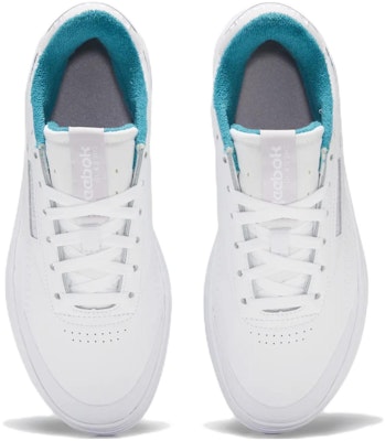 (Women) Reebok Club C Double Geo 'White Seaport Teal' GZ3665 Shop (Women) Reebok Club C Double Geo 'White Seaport Teal' GZ3665