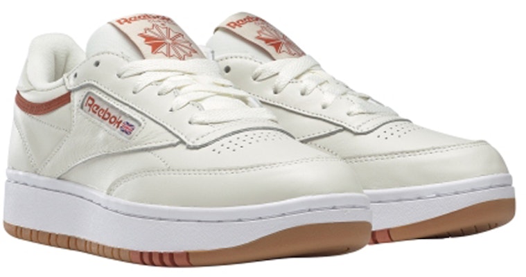 (W) Reebok Club C Double Zapatillas Blancas/Marrones. FW3622 Order (W) Reebok Club C Double Zapatillas Blancas/Marrones. FW3622