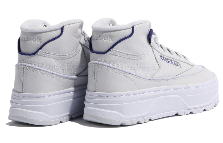 Shop (W) Reebok Club C Geo Mid ''Grau Blau'' GZ4937
