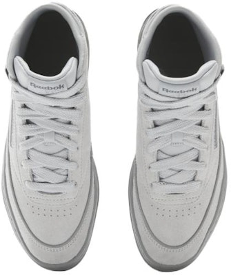 (W) Reebok Club C Geo Mid 'Gris Puro' 100074482 Purchase (W) Reebok Club C Geo Mid 'Gris Puro' 100074482