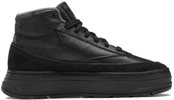 (Women) Reebok Club C Geo Mid 'Black Pure Grey' HP7775 Order (Women) Reebok Club C Geo Mid 'Black Pure Grey' HP7775