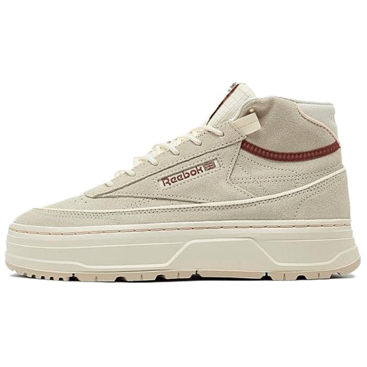 (Women) Reebok Club C Geo Mid Platform 'Beige Brown' IE1621171