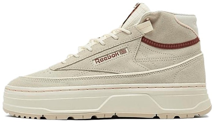 (W) Reebok Club C Geo Mid Plataforma 'Beige Marrón' IE1621171 Buy (W) Reebok Club C Geo Mid Plataforma 'Beige Marrón' IE1621171