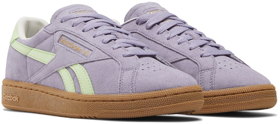 (W) Reebok Club C Ground Sneakers 'Ungu Hijau' 100207963 Order (W) Reebok Club C Ground Sneakers 'Ungu Hijau' 100207963