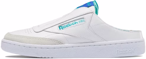 (Women) Reebok Club C Laceless Mule 'Simple White Green' GZ5318 (Women) Reebok Club C Laceless Mule 'Simple White Green' GZ5318