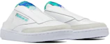 Lookbook Reebok Club C 無鞋帶拖鞋 簡潔舒適 一腳蹬休閒鞋 女款 白綠