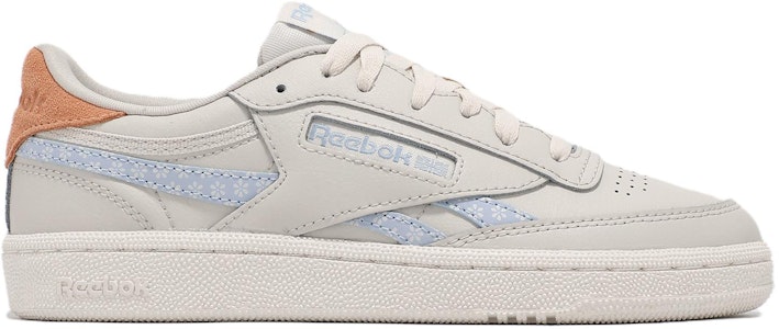 (W) 锐步Club C Revenge '骨色淡蓝花朵' 100074242 Order (W) 锐步Club C Revenge '骨色淡蓝花朵' 100074242