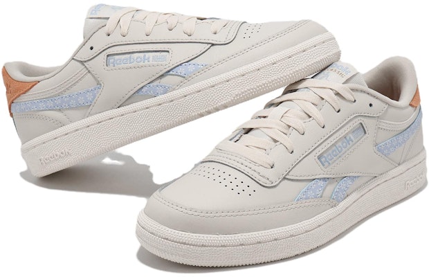 (Women) Reebok Club C Revenge 'Bone Pale Blue Floral' 100074242 Lookbook (Women) Reebok Club C Revenge 'Bone Pale Blue Floral' 100074242