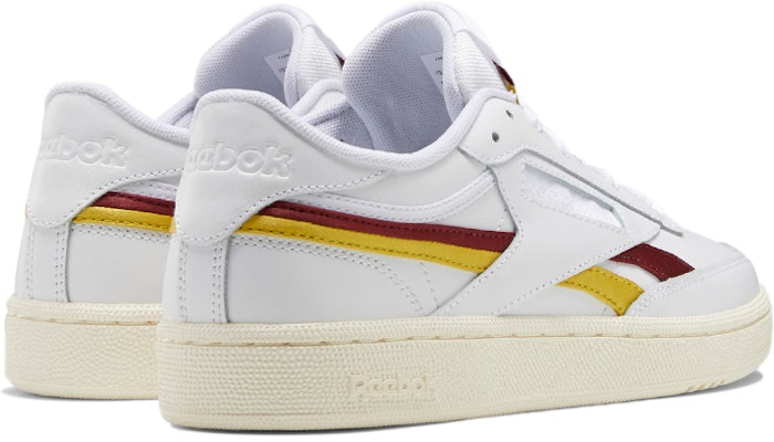 Reebok Club C Revenge 復古休閒 防滑透氣 低筒 板鞋 女款 白紅 Shop Reebok Club C Revenge 復古休閒 防滑透氣 低筒 板鞋 女款 白紅